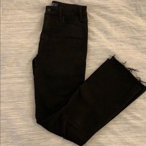 Abercrombie and Fitch cropped flare denim